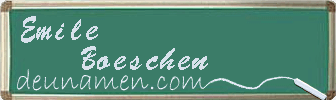 Emile Boeschen Visitenkarte